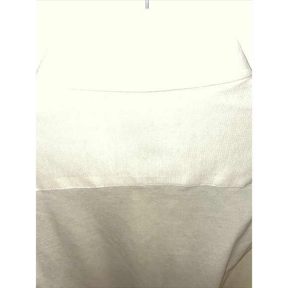 Reserve Dress Shirt Men’s Size Large Yellow Button Up Long Sleeve Cotton Linen - Picture 9 of 12